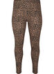Viskose leggings med leo print, Sort, Packshot image number 0