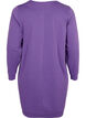 Sweatkjole med v-hals, Deep Lavender, Packshot image number 1