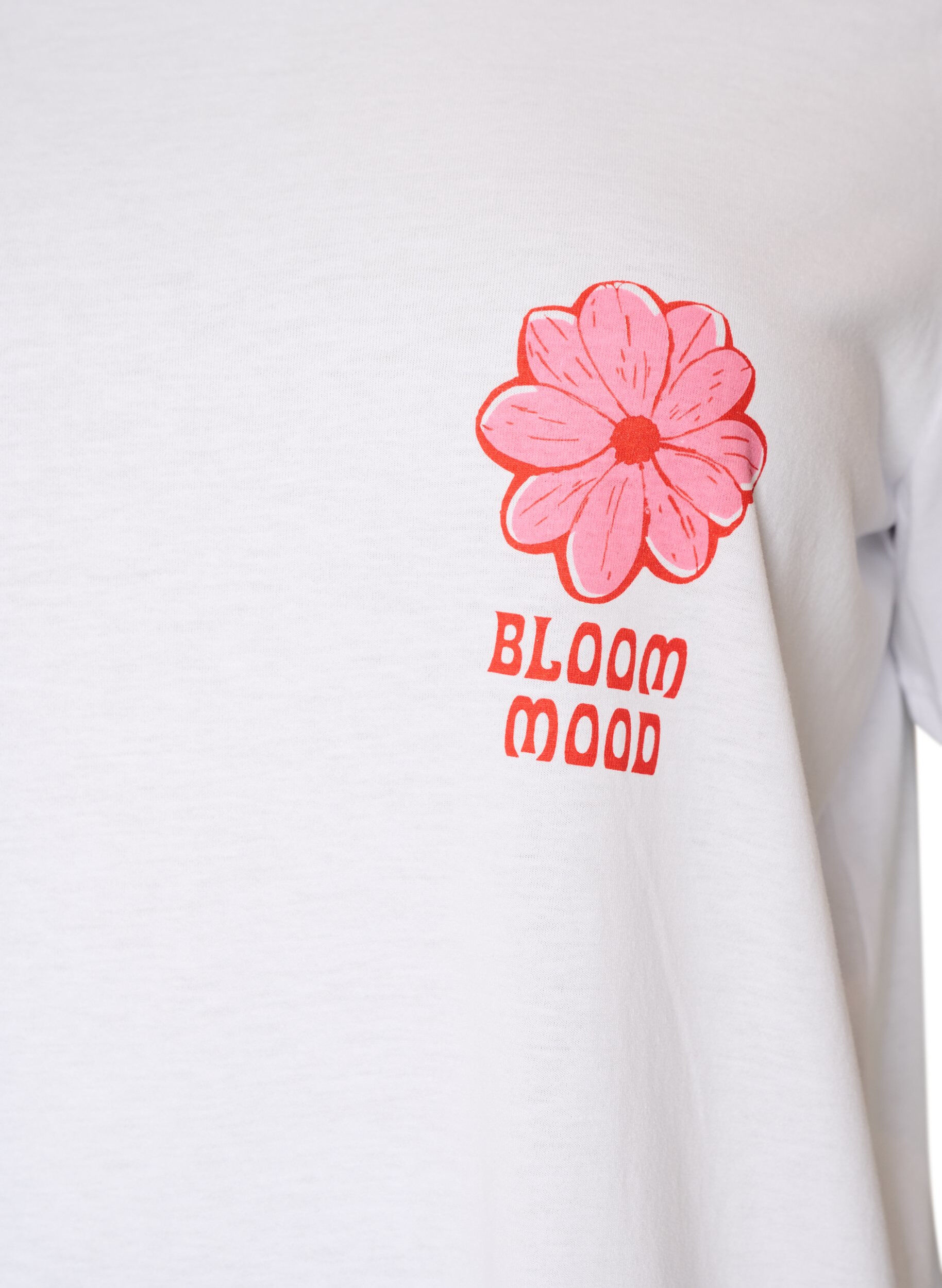 ZizziT-shirt med motiv, Hvid, Packshot image number 2