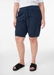 L&oslash;se shorts i bomuld med lommer, Bl&aring;, Model image number 3