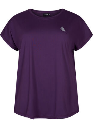 Kortærmet trænings t-shirt , Purple Pennant, Packshot image number 0
