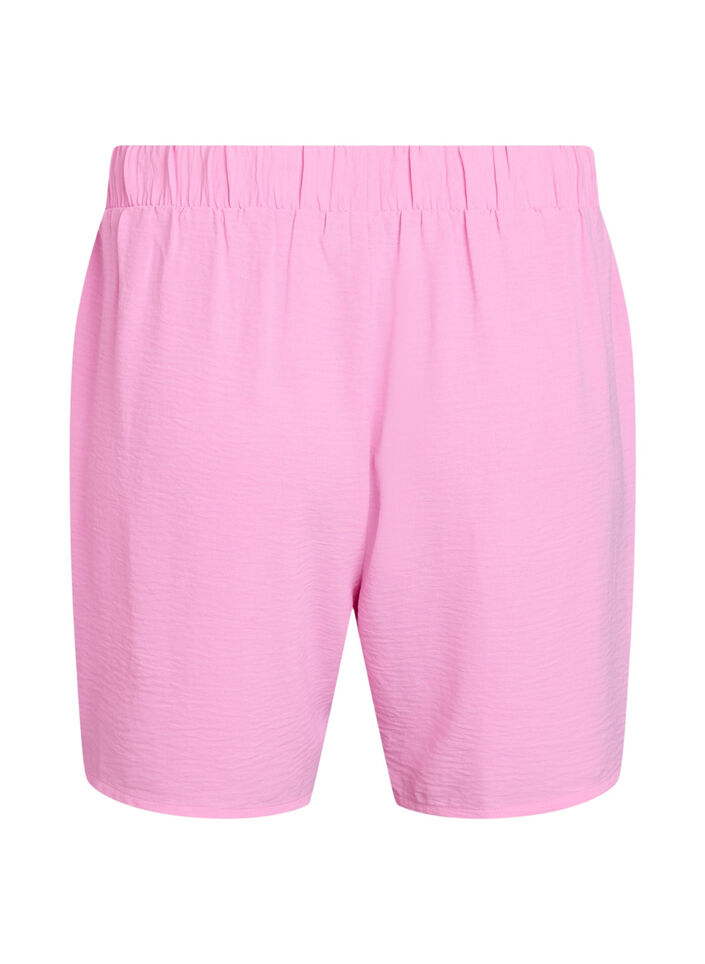 Shorts med lommer og elastik i taljen, Lyser&oslash;d, Packshot image number 1
