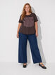T-shirt med motiv, Brun, Model image number 1