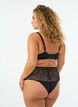 Bundl&oslash;s hipster-string med blonde og h&oslash;j talje, Sort, Model image number 1
