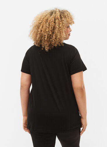 Trænings t-shirt med print, Black w. Drop It, Model image number 1