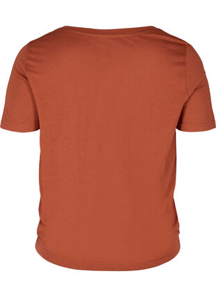 Kortærmet t-shirt med justerbar bund, Arabian Spice, Packshot image number 1