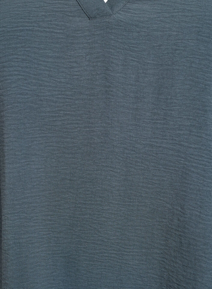 Bluse med 3/4 &aelig;rmer, Gr&oslash;n, Packshot image number 2