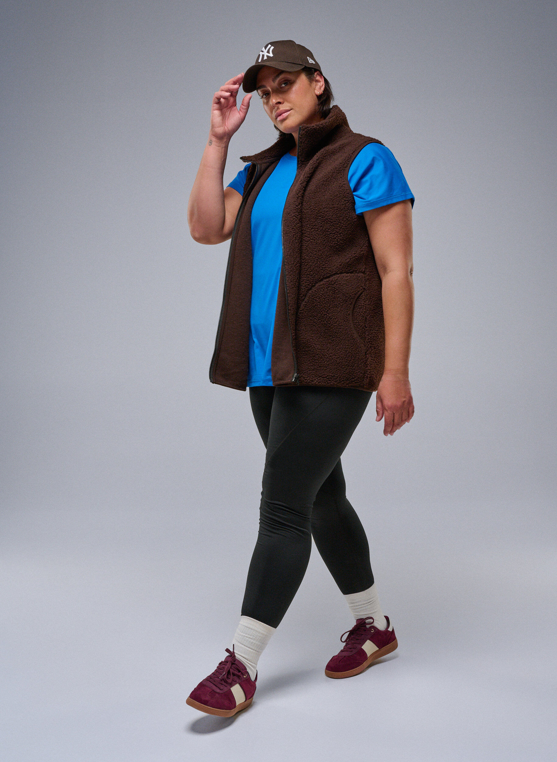 Tr&aelig;ningstights med fleecefor