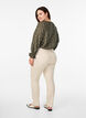 Slim fit Emily jeans med regulær talje, Beige, Model image number 1