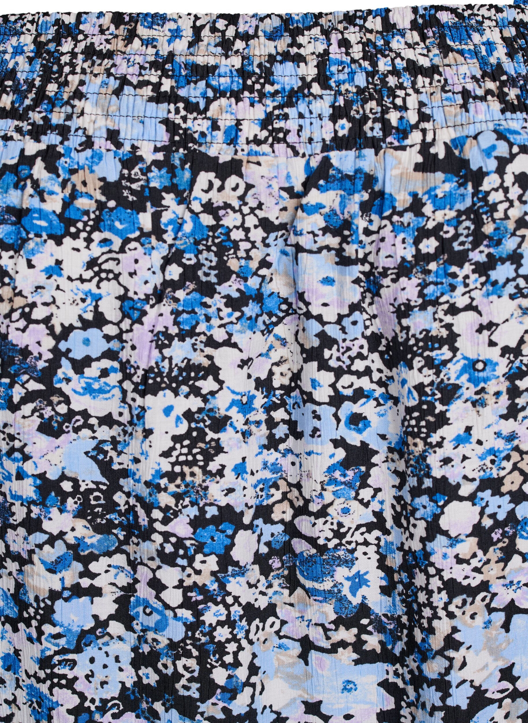 Zizzi Midilang stropkjole i viskose , Sort, Packshot image number 2