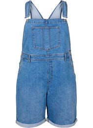 Overalls-shorts i denim, Bl&aring;