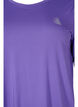 Tr&aelig;ningsbluse med 3/4 &aelig;rmer, Lilla, Packshot image number 2