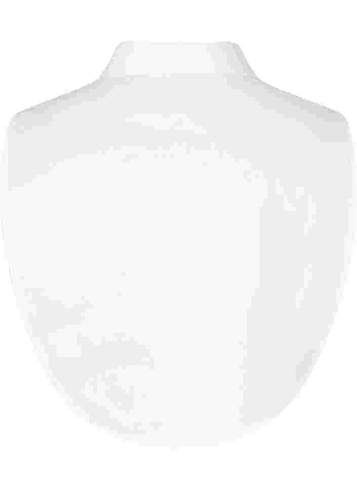 Løs skjorte krave i bomuld, Bright White, Packshot image number 1