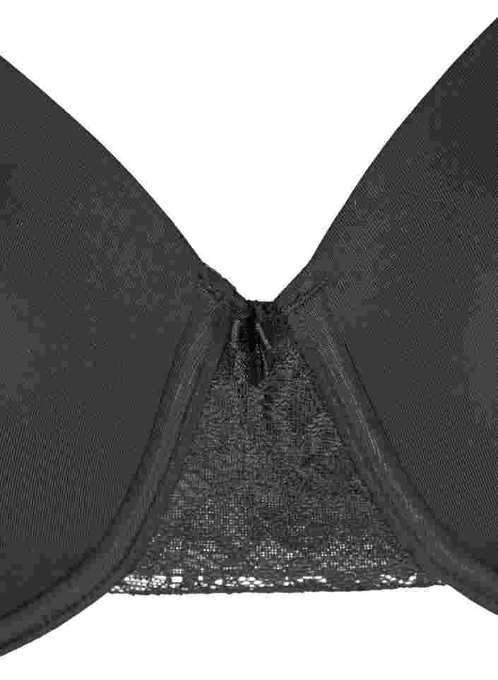 Alma bh med mesh ryg, Black, Packshot image number 2