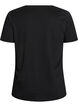 T-shirt med motiv, Sort, Packshot image number 1