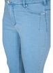 Cropped Amy jeans med lynl&aring;sdetalje, Bl&aring;, Packshot image number 2