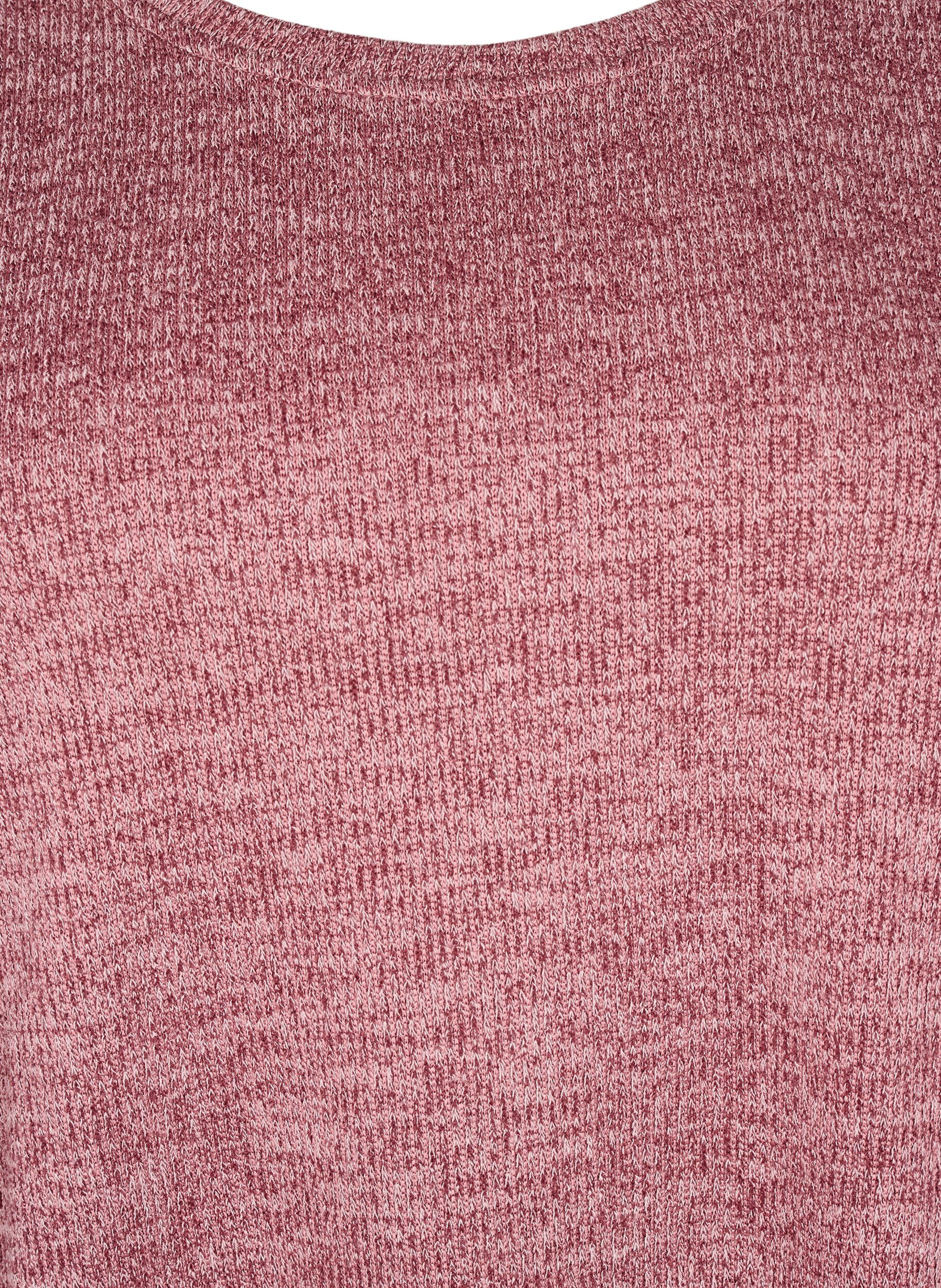 Zizzi FLASH - Jerseybluse med lange &aelig;rmer, Lyser&oslash;d, Packshot image number 2