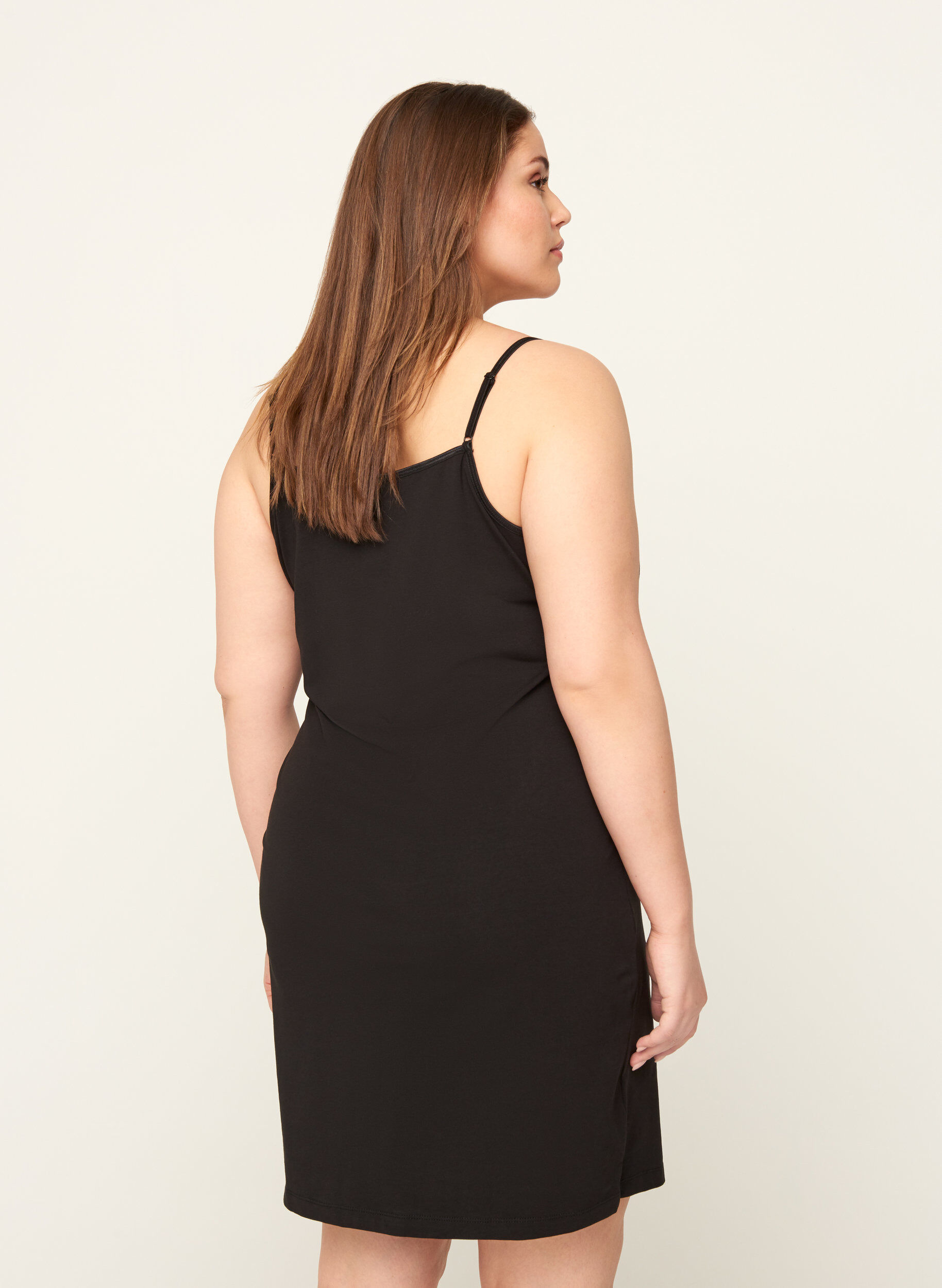 Zizzi Lang basis top , Black, Model image number 1