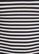 Stribet tanktop med ribstruktur, Black Snow W. Stripe, Packshot image number 2