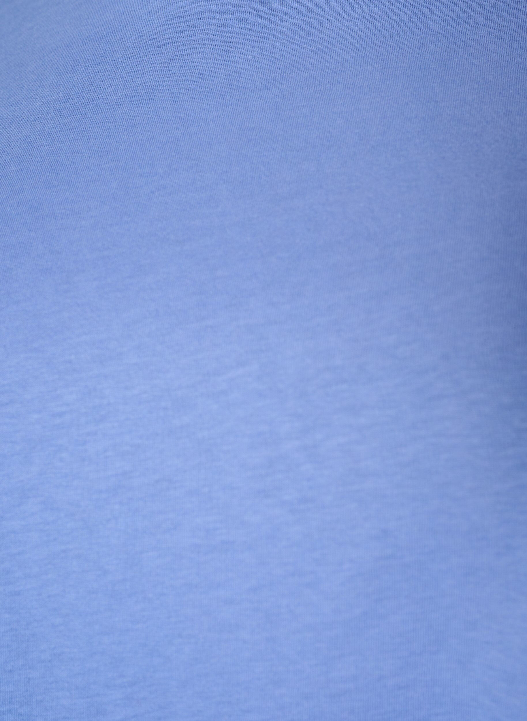 ZizziT-shirt med asymmetrisk blondekant, Lilla, Packshot image number 2