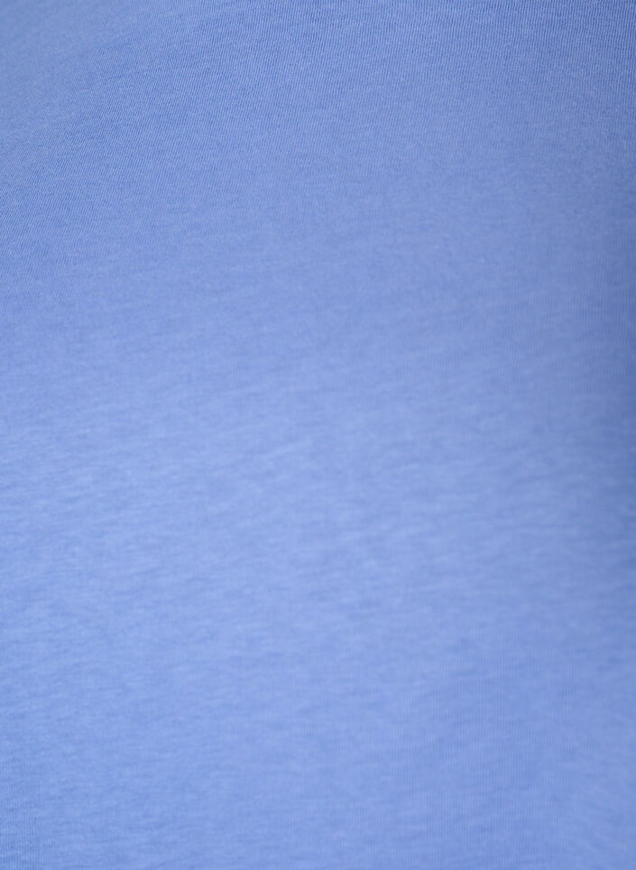 T-shirt med asymmetrisk blondekant, Lilla, Packshot image number 2