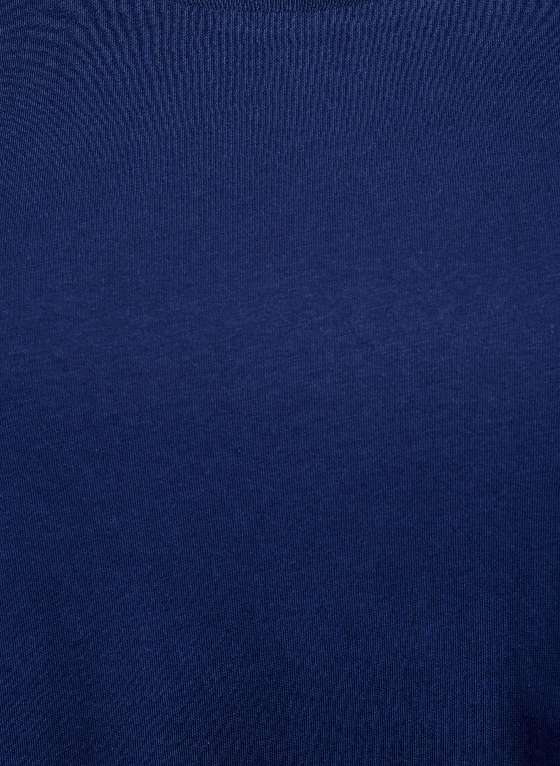 ZizziT-shirt med rund hals og A-facon, Bl&aring;, Packshot image number 2