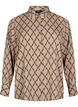 Mønstret skjorte med lange ærmer, Grafic AOP, Packshot image number 0