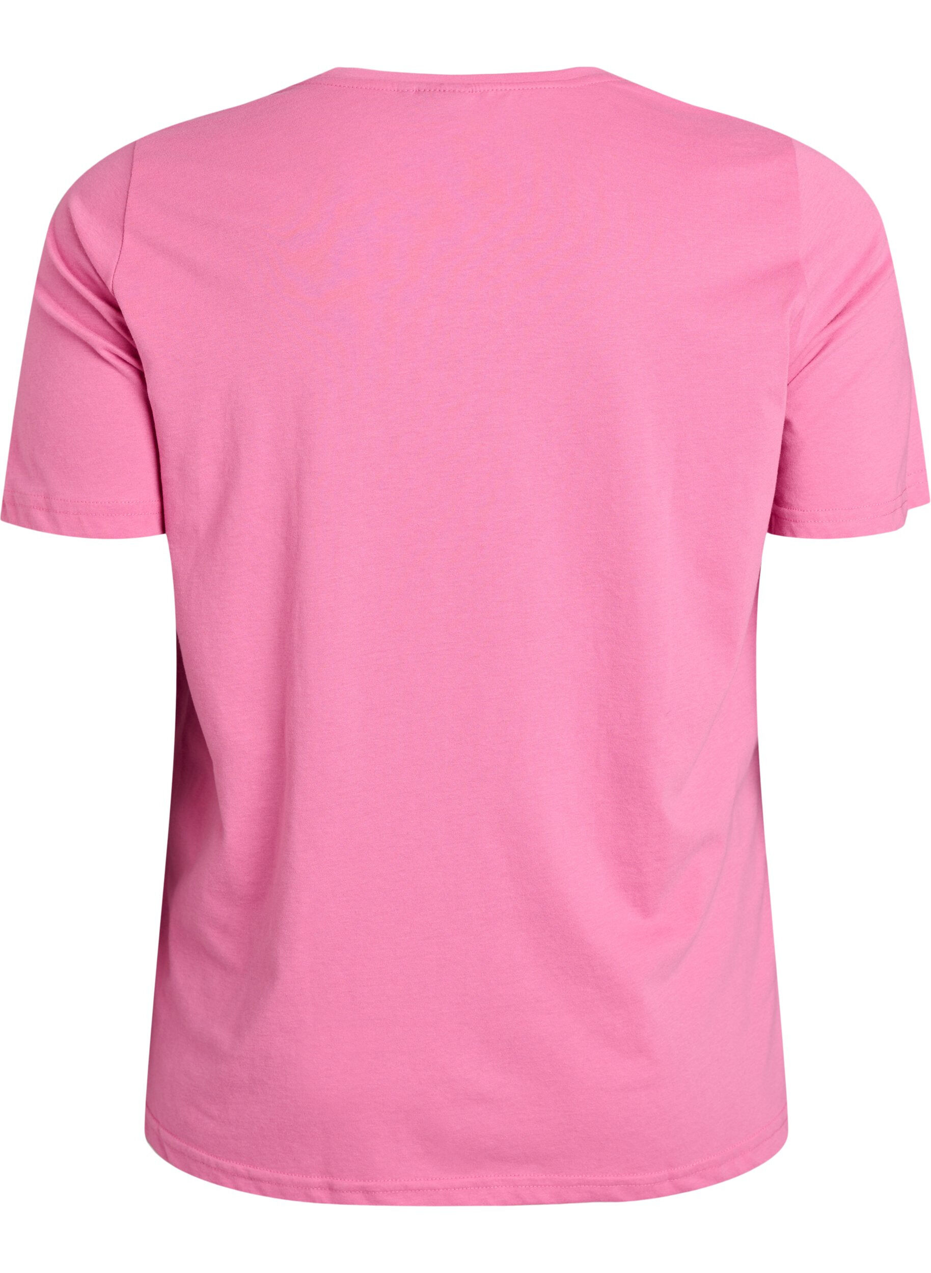 ZizziT-shirt med motiv, Lyser&oslash;d, Packshot image number 1