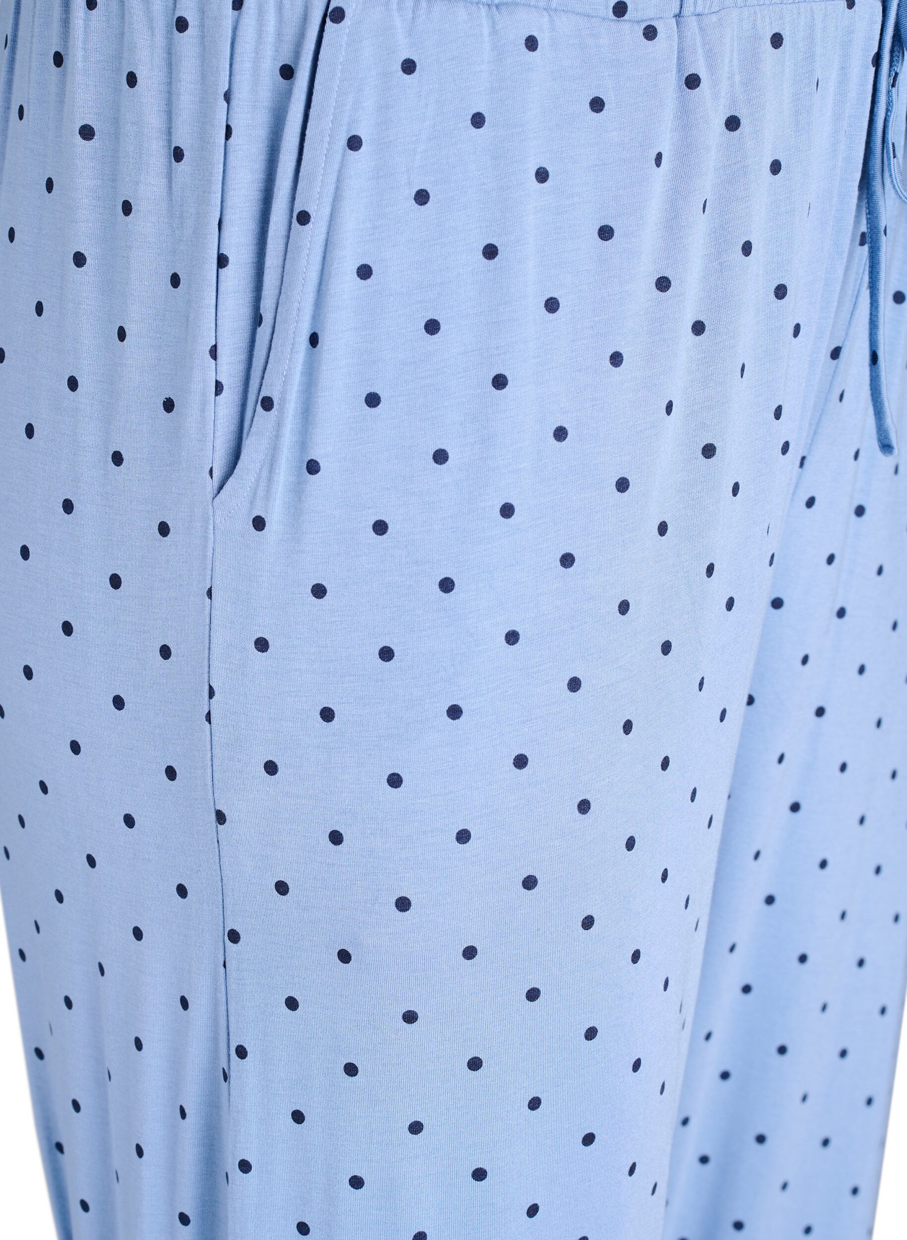 Zizzi Natbukser i modal med h&oslash;j talje, Bl&aring;, Packshot image number 2