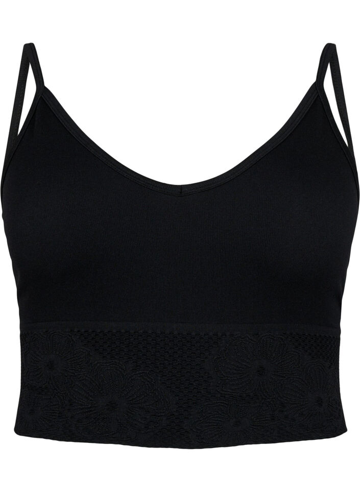 Seamless bh top, Black, Packshot image number 0