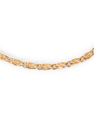 Kort guldfarvet halskæde, Gold, Packshot image number 2