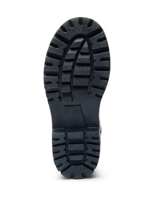 Kort wide fit gummistøvle, Black, Packshot image number 4