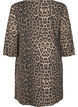 Denimkjole med leopardprint, Leo AOP, Packshot image number 1