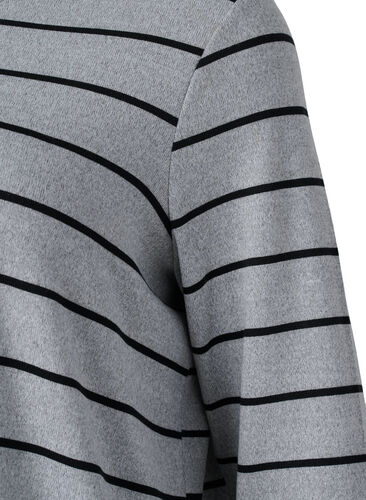 Mønstret bluse med lange ærmer, LGM Stripe, Packshot image number 2