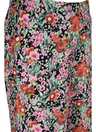 Blomstrede culottebukser med lommer, Green Flower AOP, Packshot image number 2