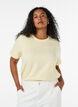 Basis t-shirt i bomuld med rund hals , Gul, Model image number 0