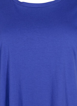 Kortærmet t-shirt i bomuldsblanding, Royal Blue, Packshot image number 2