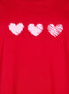 Bomulds t-shirt med motiv, Salsa w. Hearts, Packshot image number 2