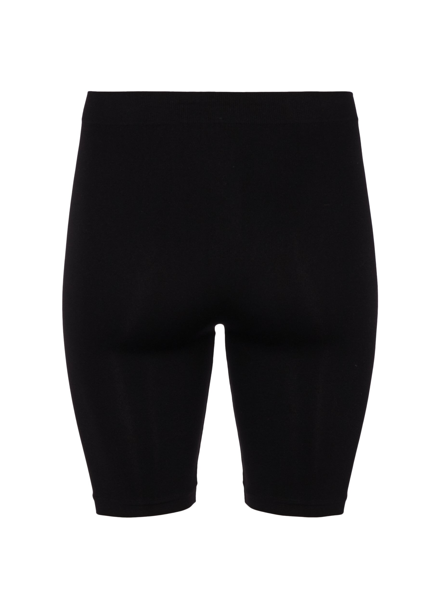 Zizzi Seamless cykelshorts, Black, Packshot image number 1