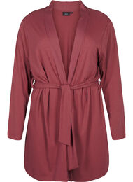 Morgenkåbe med bindebælte, Rose Brown
