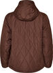 Let vatteret jakke med diamantquilt, Brun, Packshot image number 1