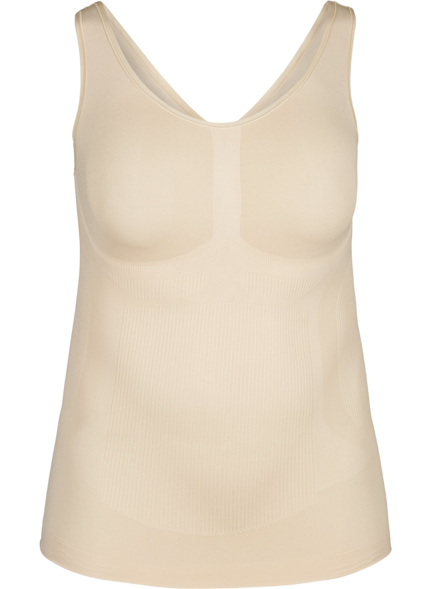 Shapewear top med brede stropper