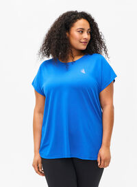 Kortærmet trænings t-shirt , Princess Blue, Model