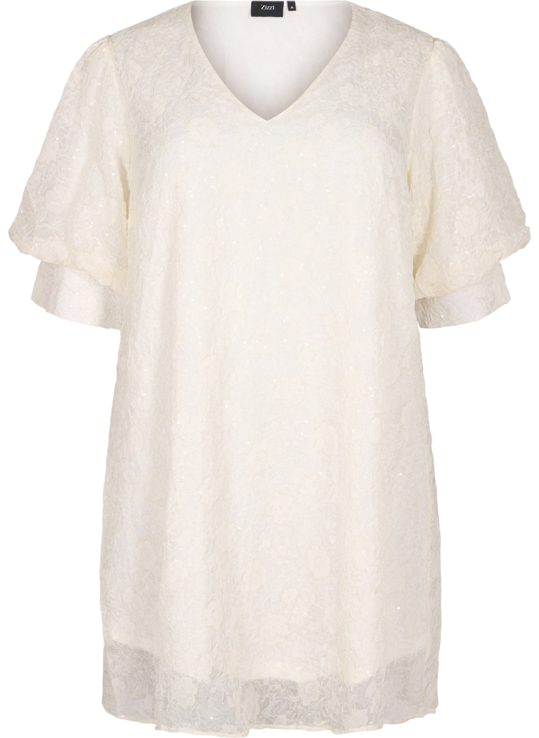 Kort festkjole med pailletter