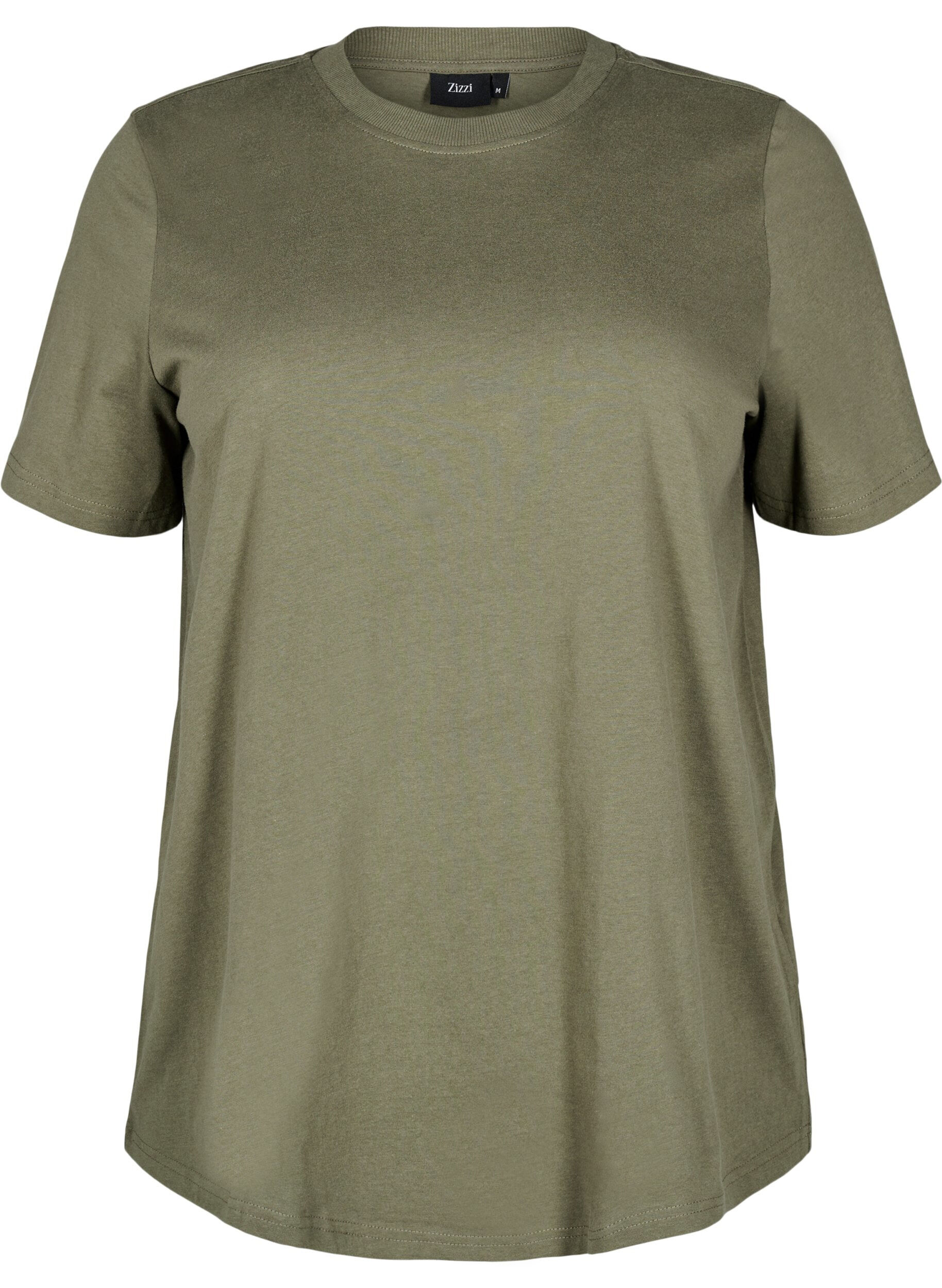Basis T-Shirt I Bomuld Med Rund Hals