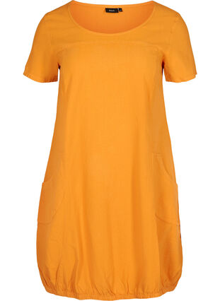 Kjole med lommer, Spruce Yellow, Packshot image number 0