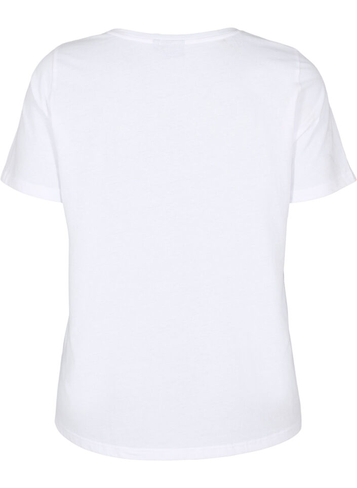 FLASH - T-shirt med motiv, Hvid, Packshot image number 1