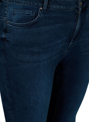 Super slim Amy jeans med høj talje, Blue/Black Denim, Packshot image number 2