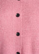 Ribstrikket cardigan med knapper, Lyser&oslash;d, Packshot image number 2