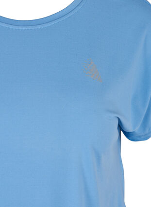 Ensfarvet trænings t-shirt, Allure, Packshot image number 2